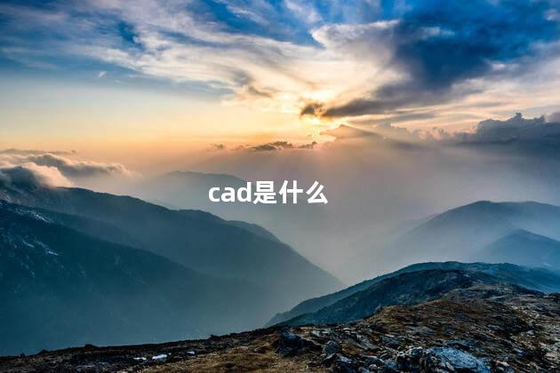 cad是什么