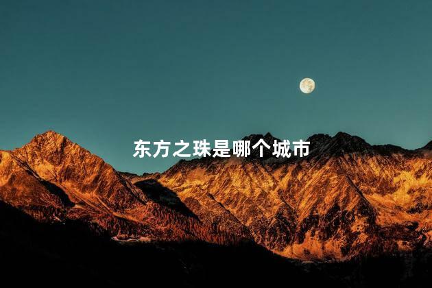 东方之珠是哪个城市