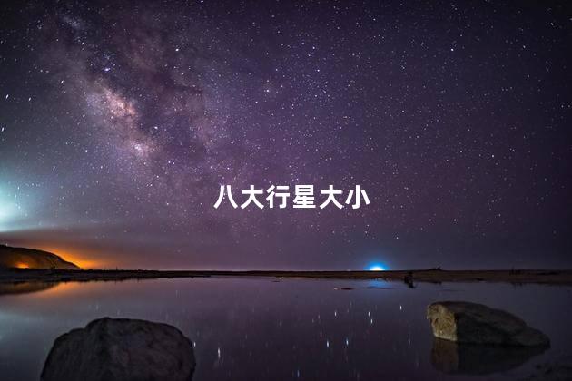 八大行星大小