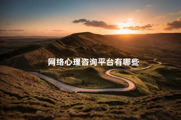网络心理咨询平台有哪些 网络心理咨询平台有哪些