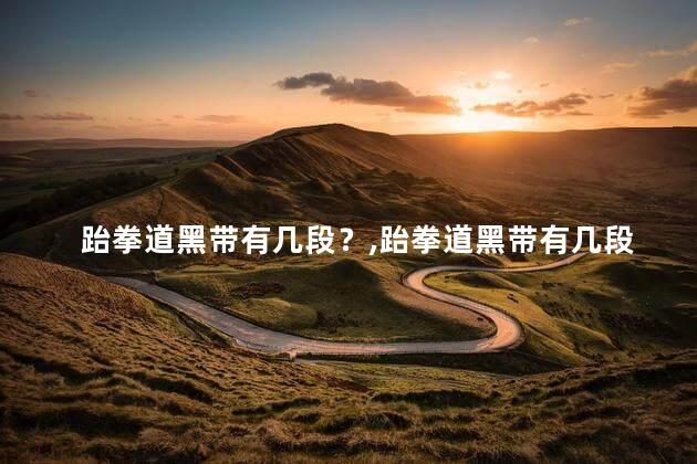 跆拳道黑带有几段？